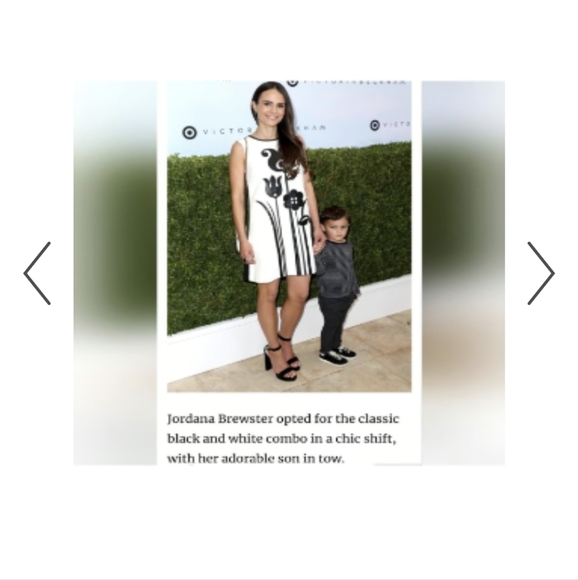 Victoria Beckham for Target Black and White Tulip Shift Dress.  - Picture 3 of 12